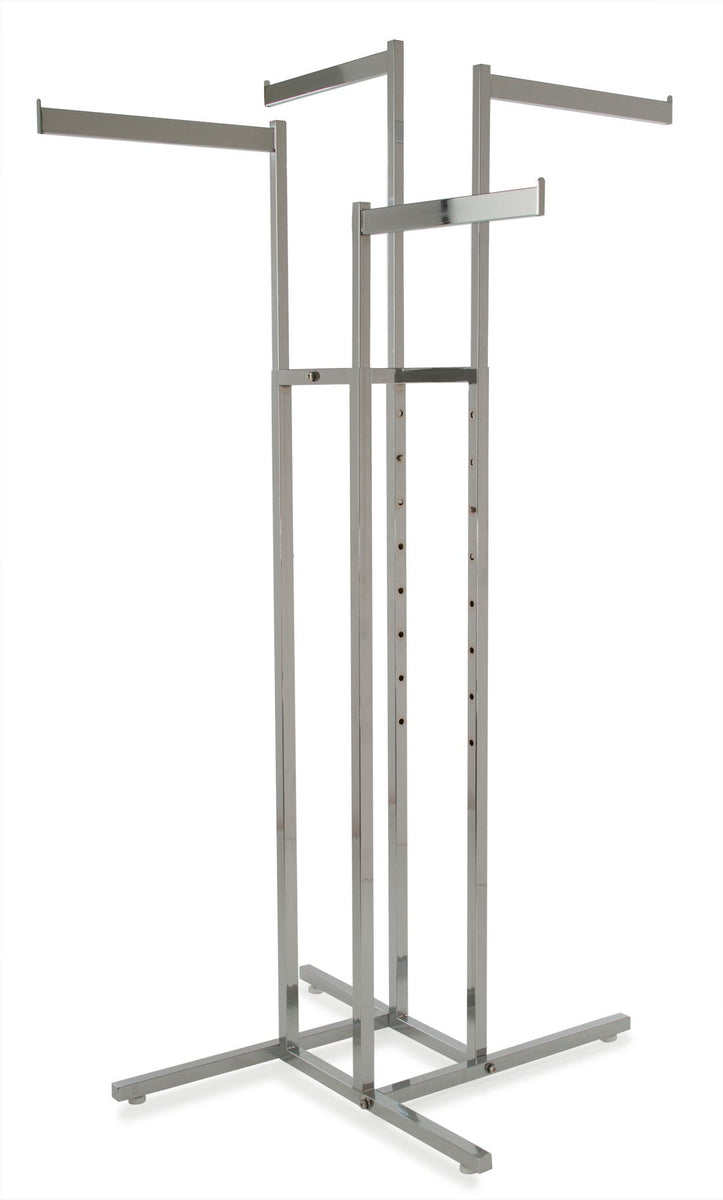 4-Way Rack, Square Tube Uprights, w/ 16